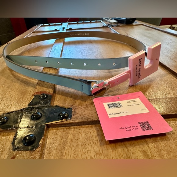 NWT kate spade Light Blue Belt - Picture 1 of 7